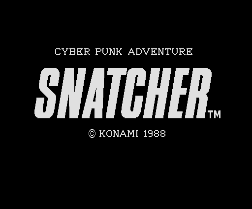Snatcher (MSX2) (gamerip) (1988) MP3 - Download Snatcher (MSX2